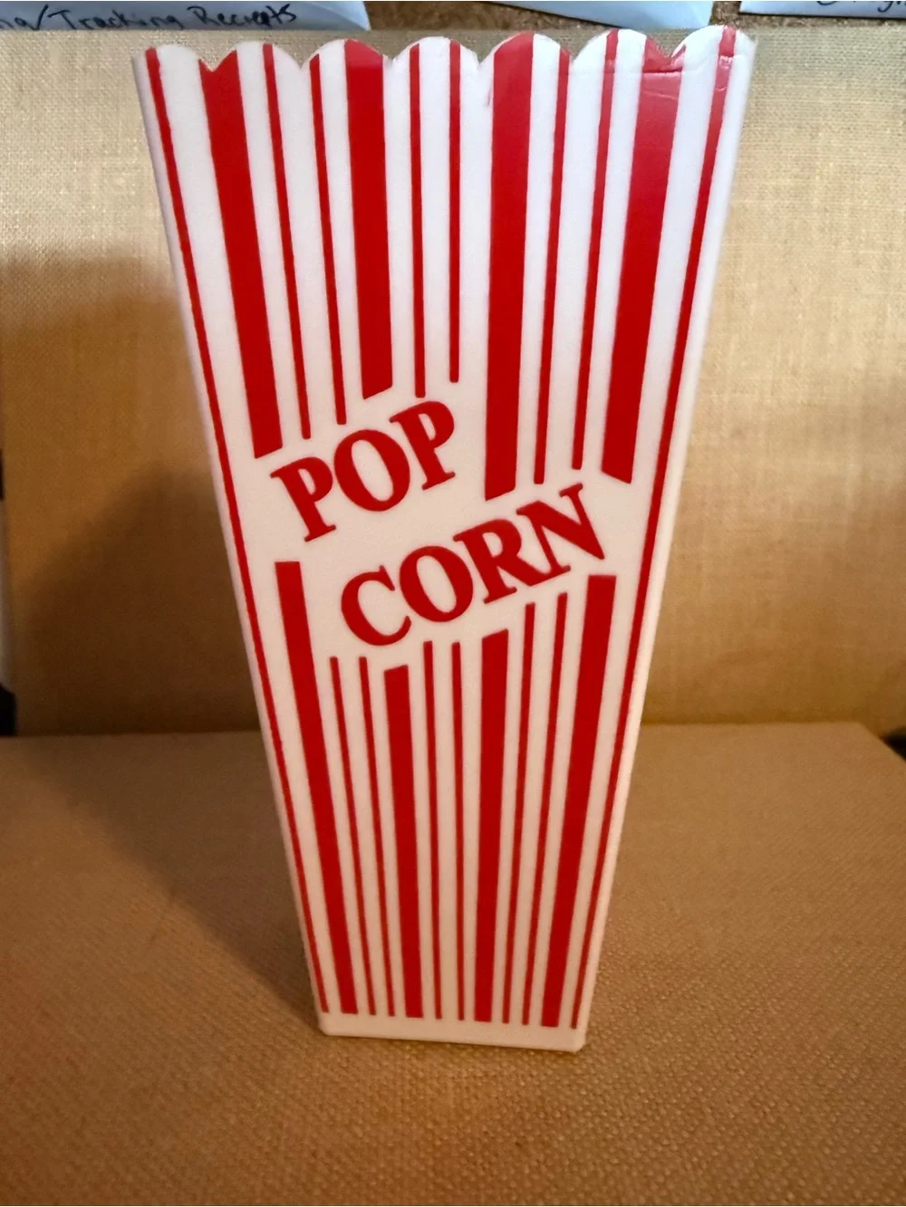 Classic Red and White Popcorn Box - Home Party Supplies